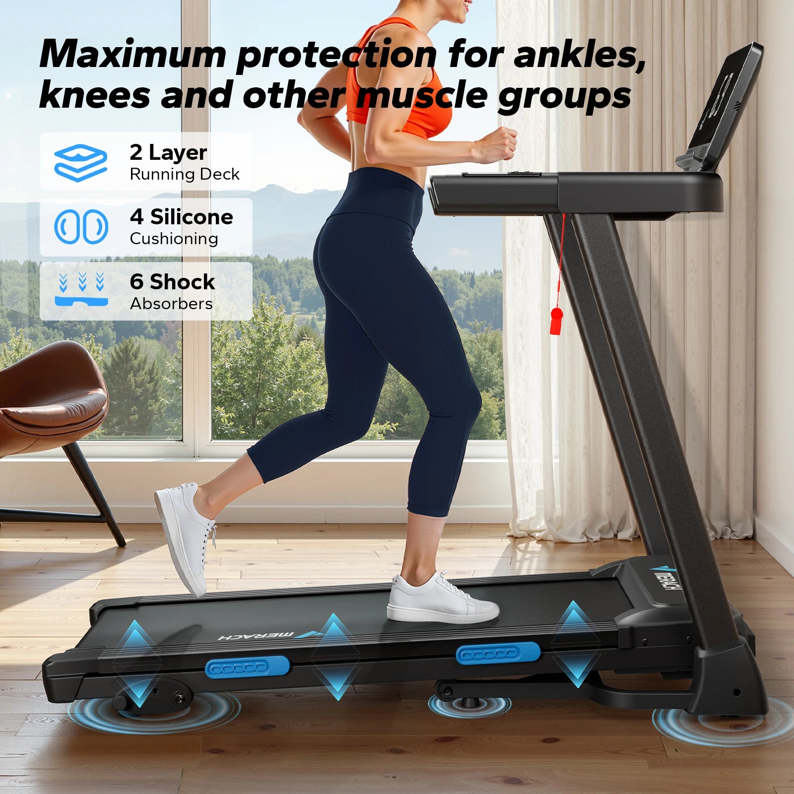Foldable Treadmill T12 Incline