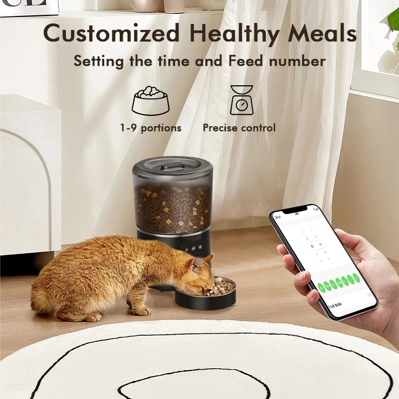 Automatic smart pet feeder