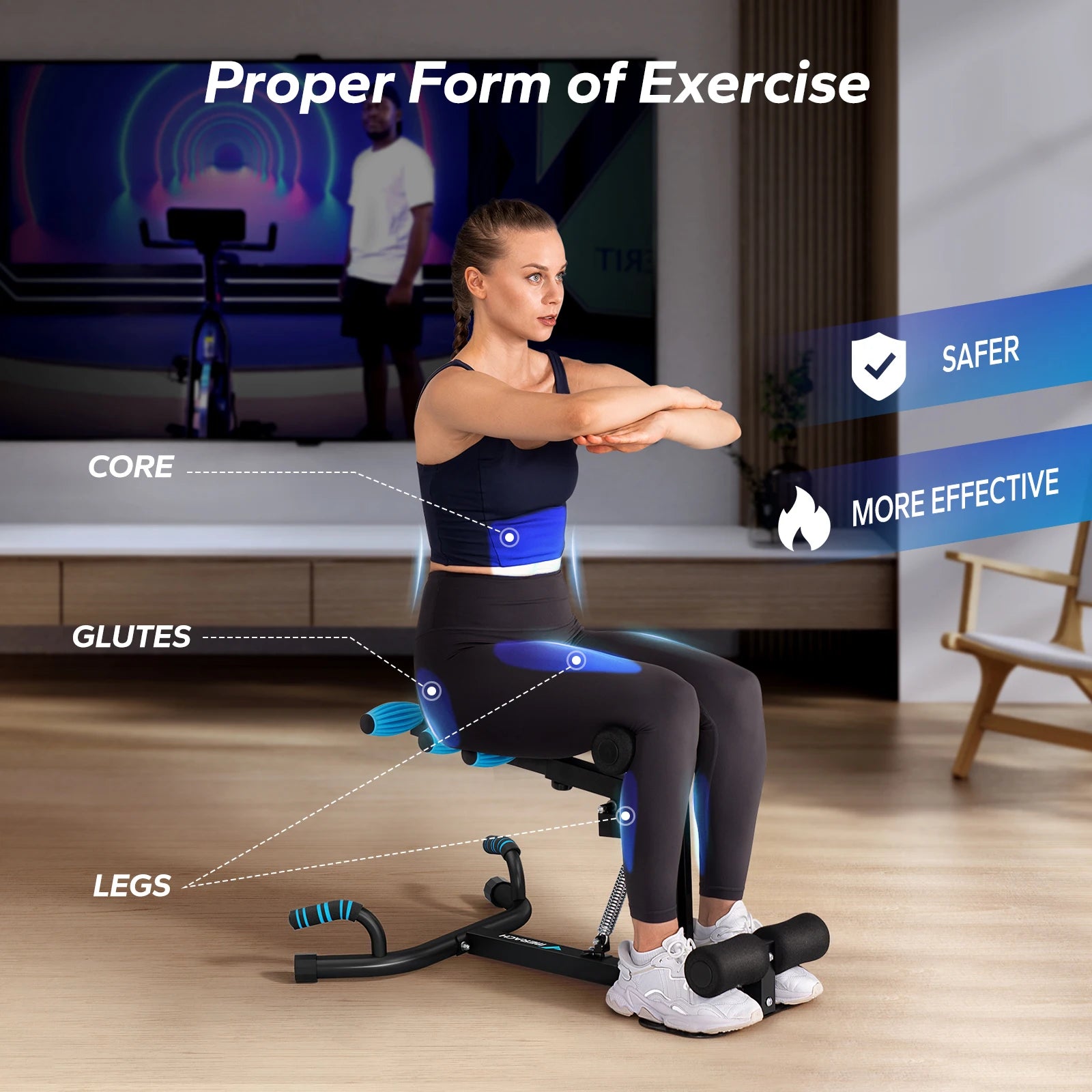 Adjustable Glutes Trainer Machine