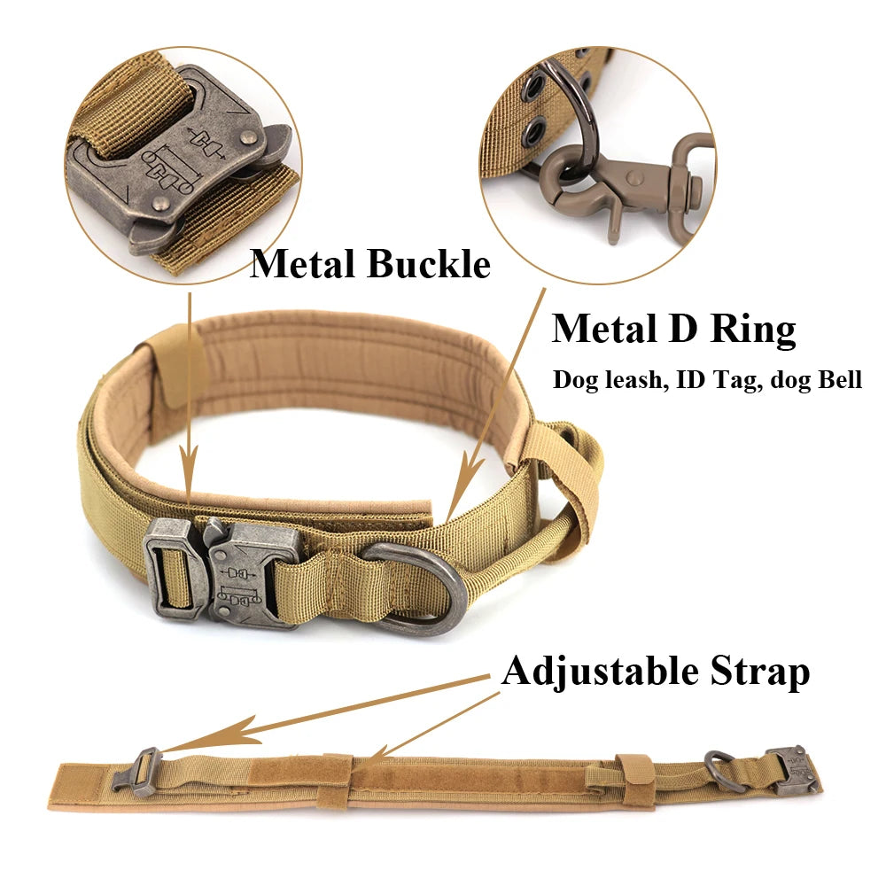 Tactical Dog Collar And Leash Set