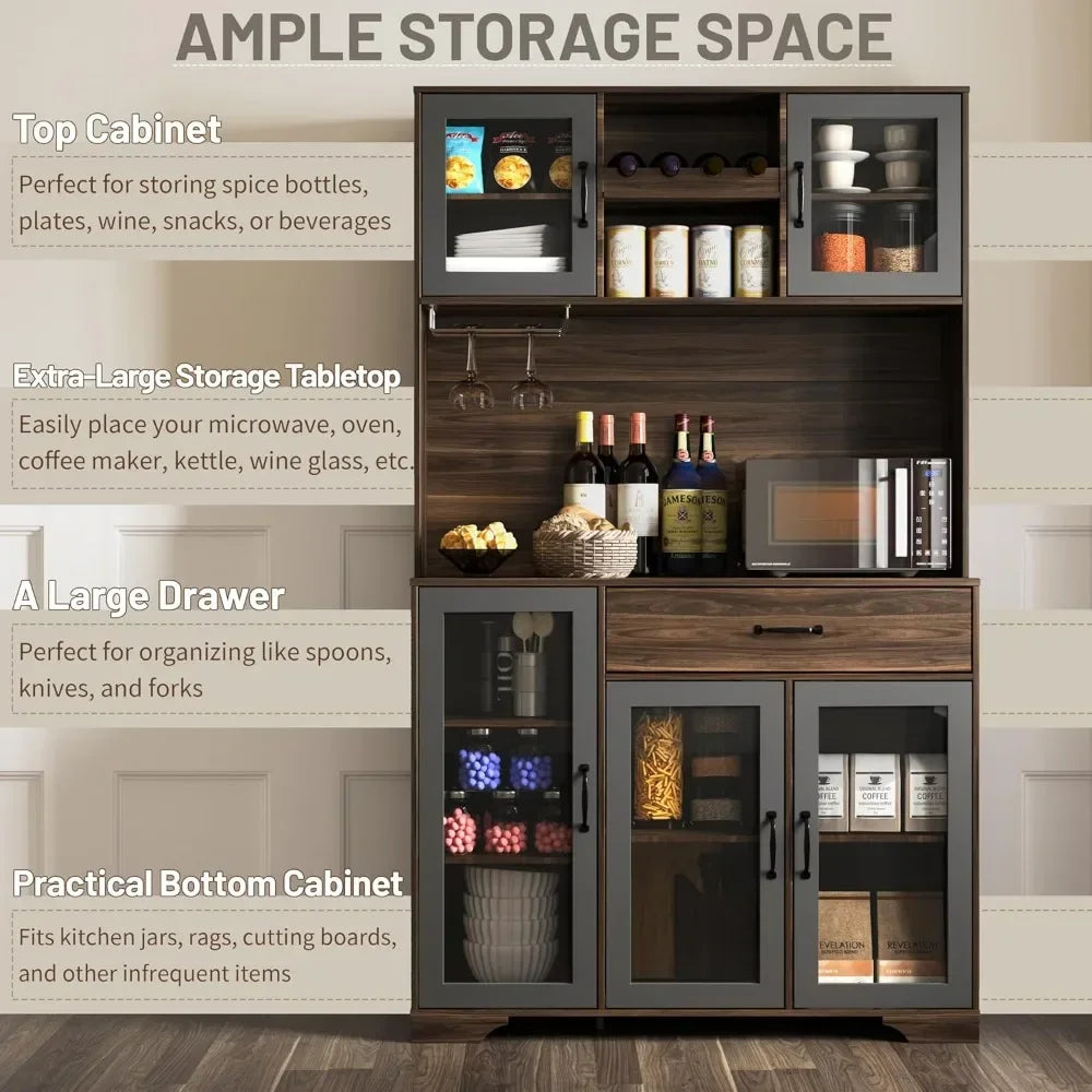 Tall Cabinet with Charging Station