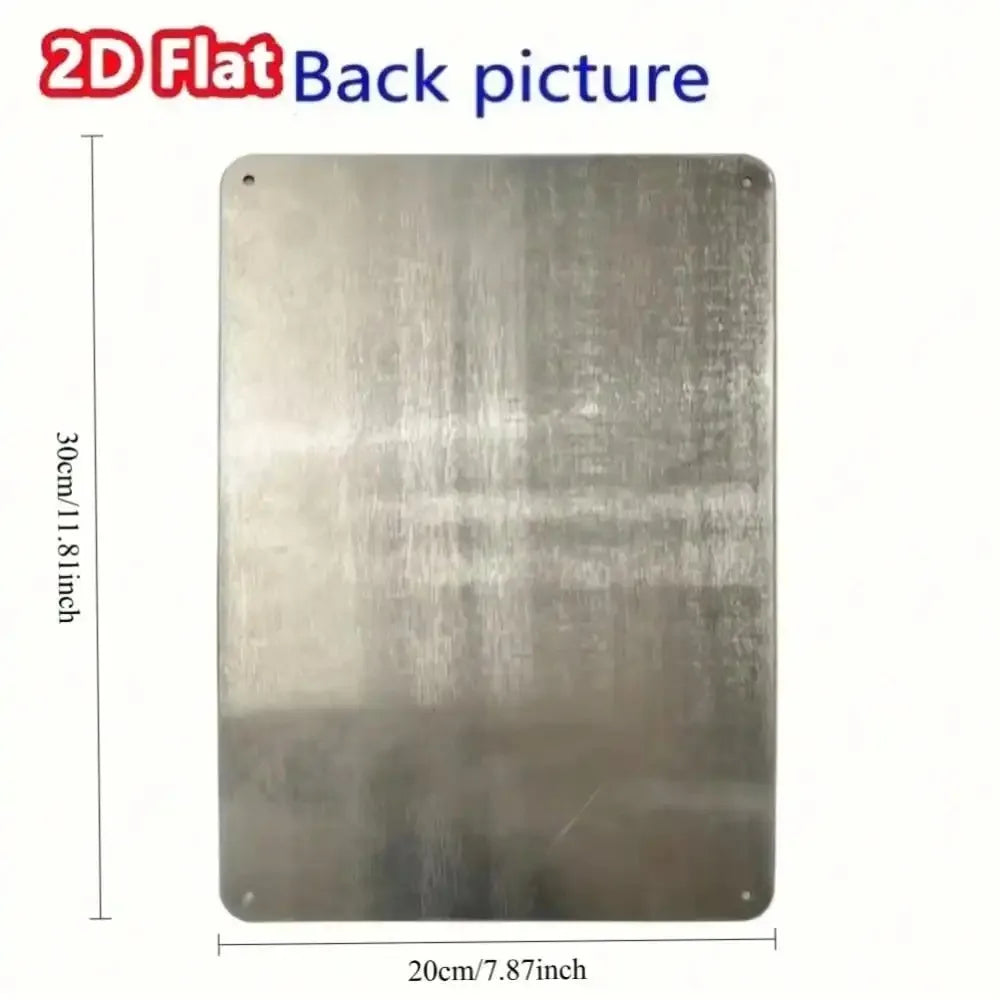 Metal Sign Wall Art Decor