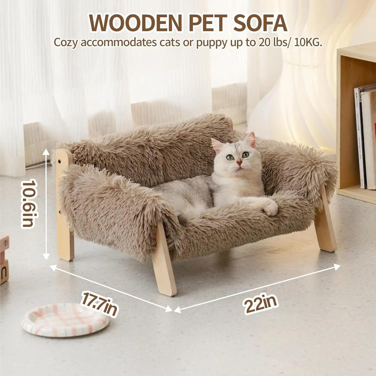 Wooden Pet Couch/Bed