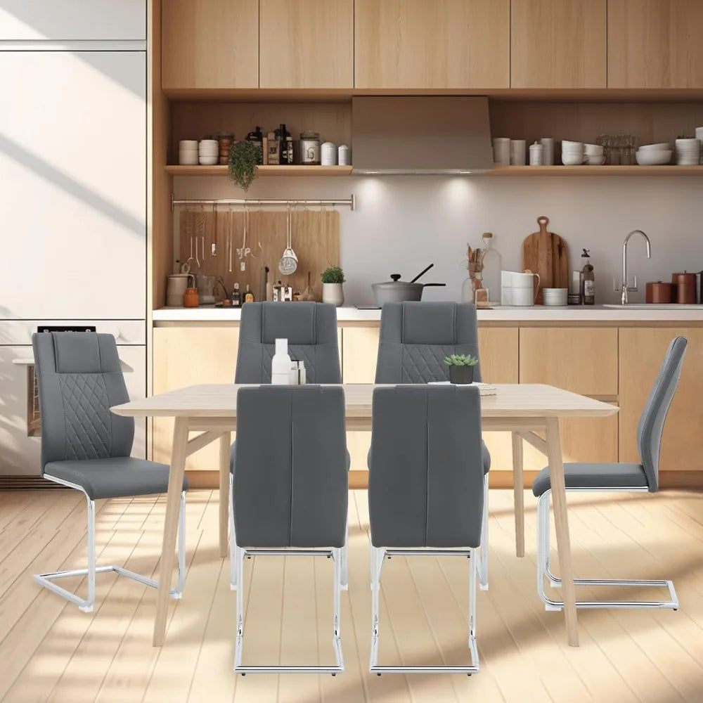 4 Pc Chairs w/Metal Legs