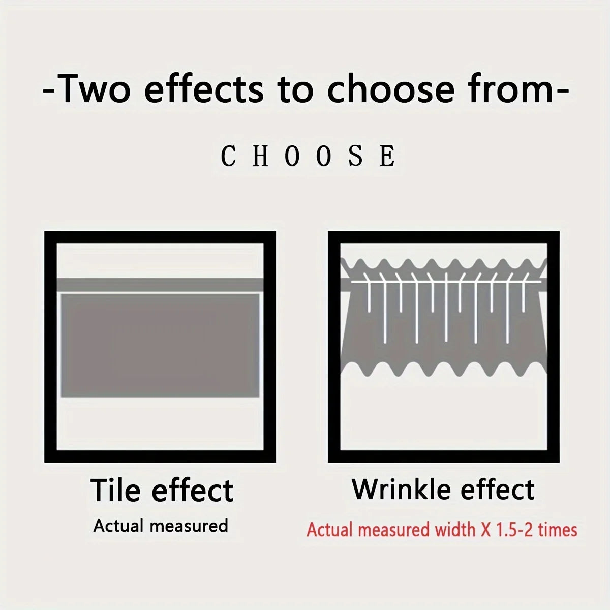 1Pc Linen Ruffled Short Curtain w/Rod