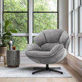 Swivel Armchair w/Metal Legs