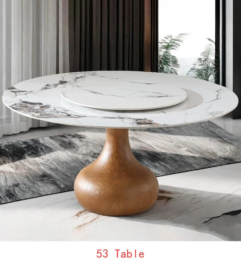 53" Round Sintered Stone Table