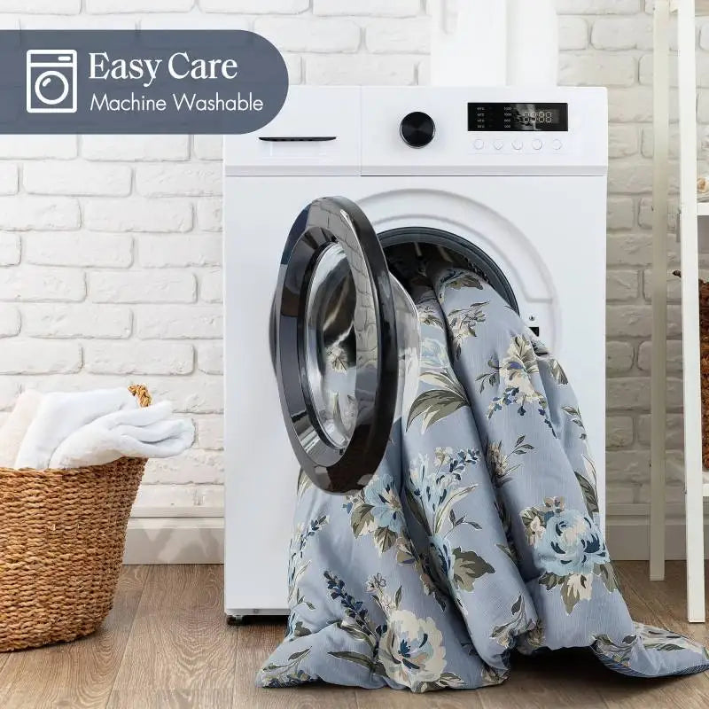 7PCS King Floral Comforter Set