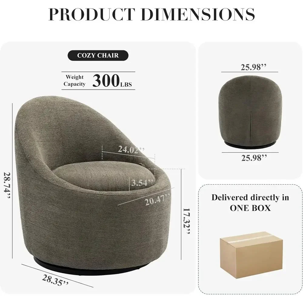 Green  Swivel Chair