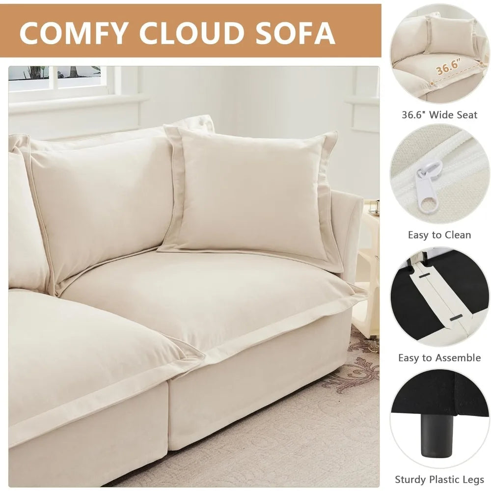 Oversized Upholstered Sofa Chair