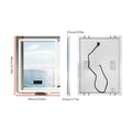 Illuminated Bluetooth Bathroom Mirror