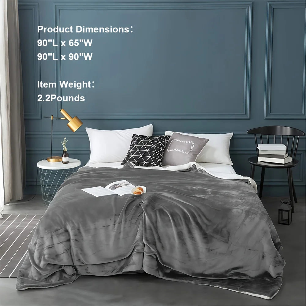 Twin Size Fleece Bed Blanket