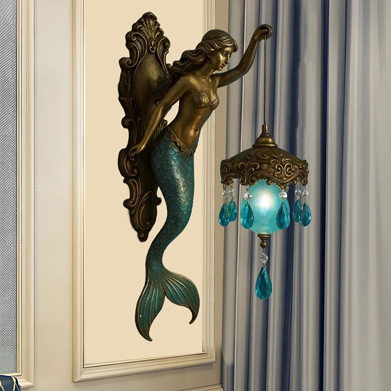 Enchanted Mermaid Wall Lamp