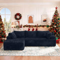 L-Shape Corduroy Sectional