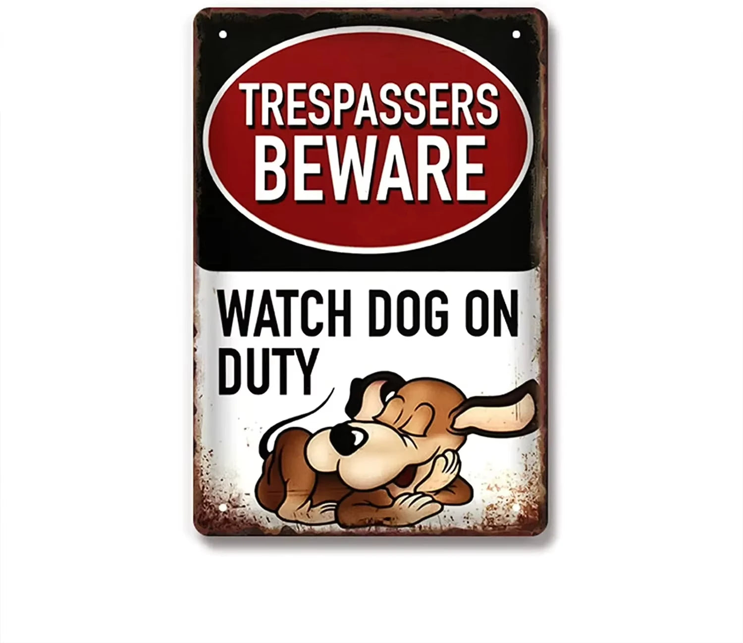 Warning Beware of Dog Sign