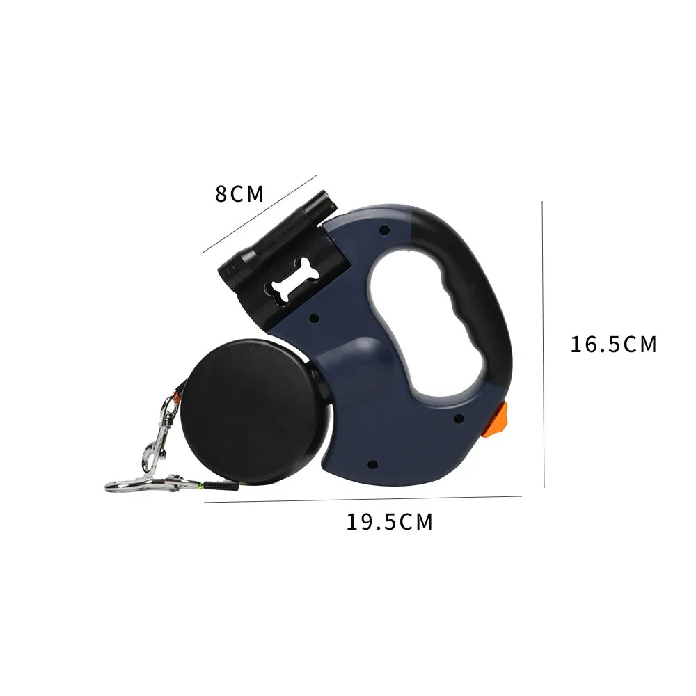 Retractable Double-Ended Dog Leash