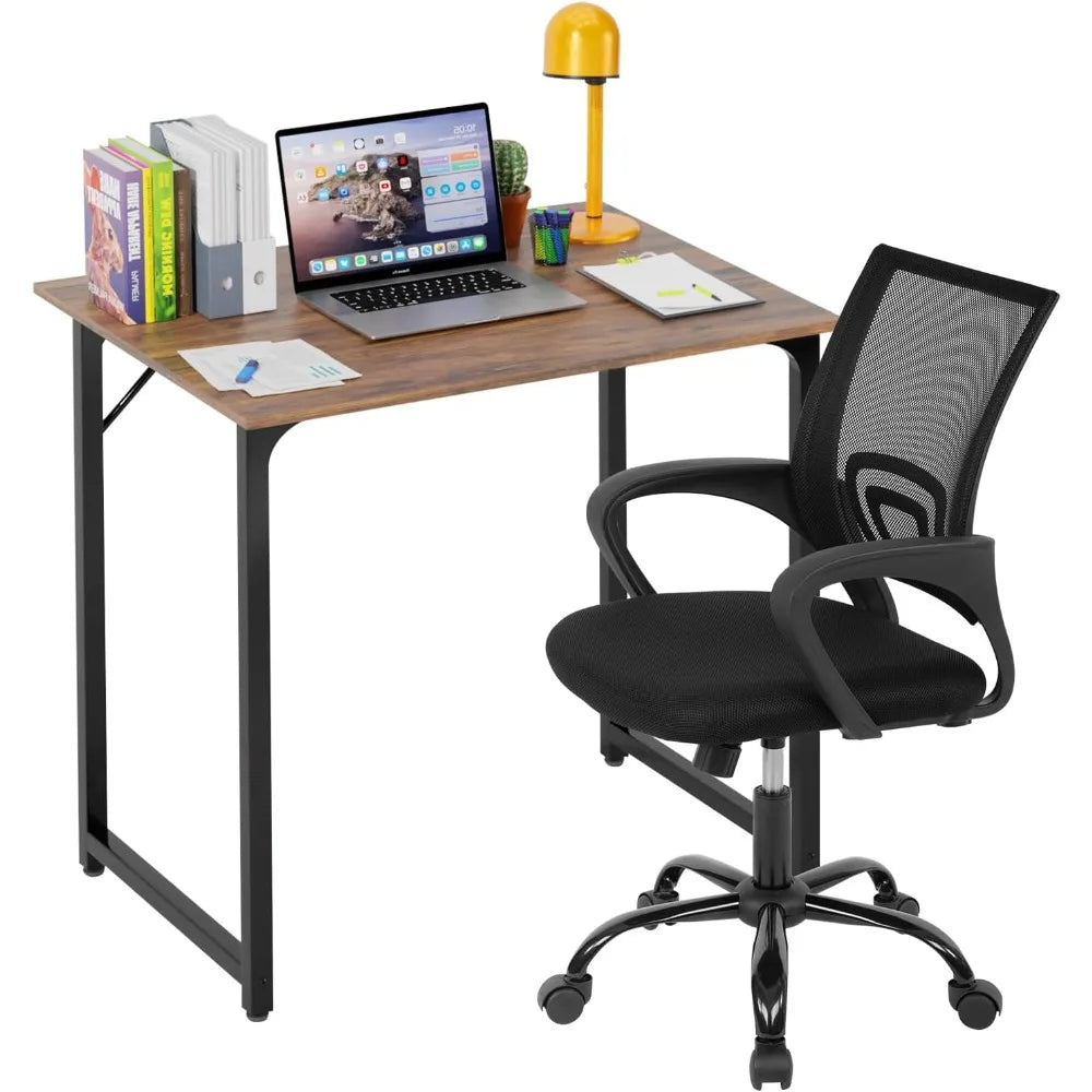 Home Office Desk and Chair Set