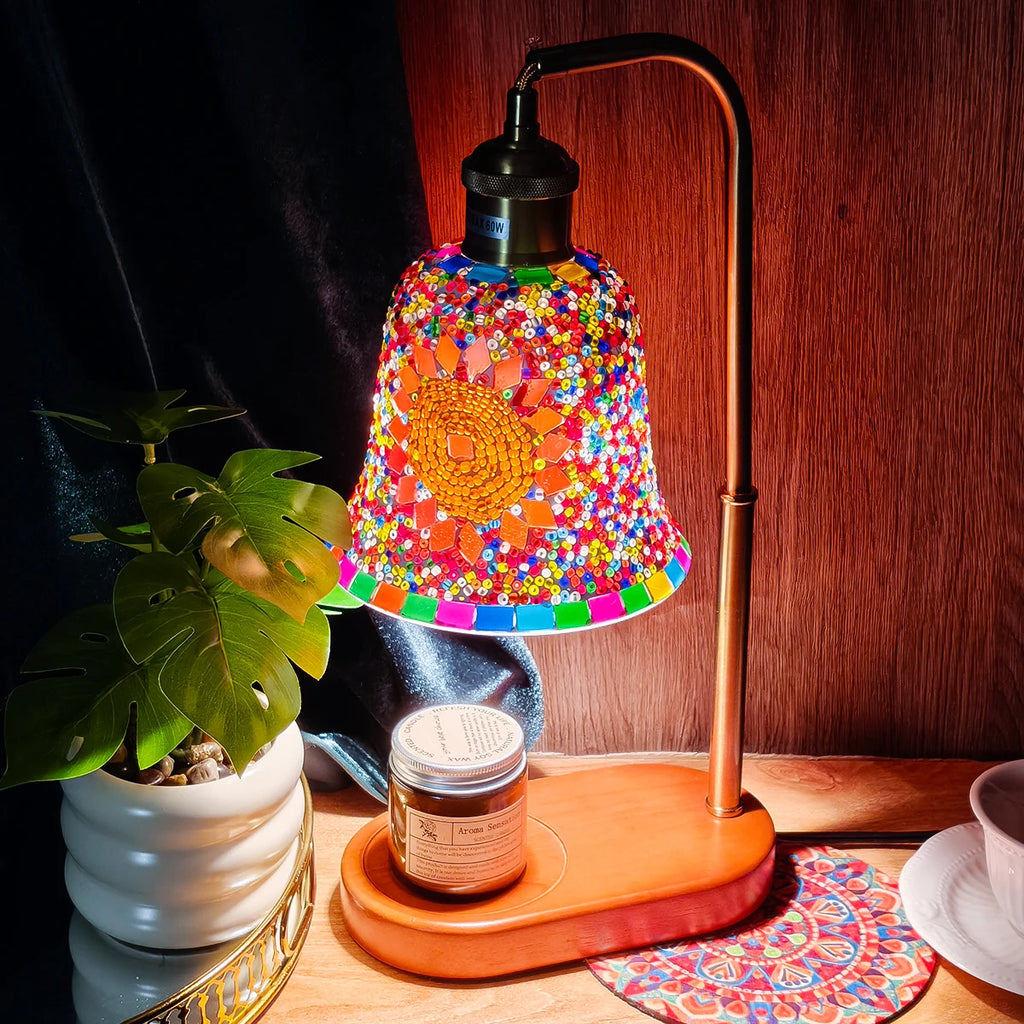 Bohemian style bedside lamp