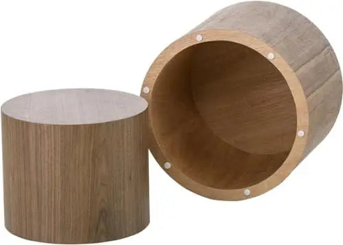 Wooden Coffee Table Set of 2,