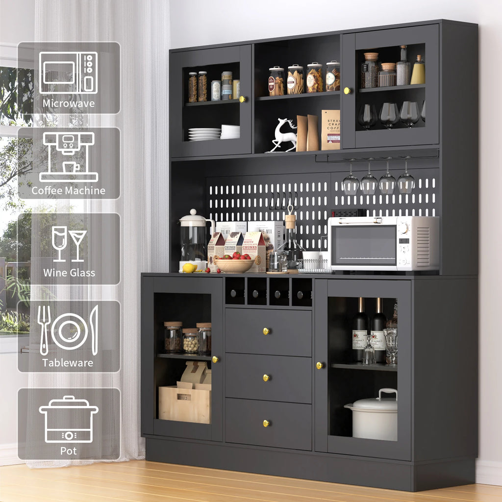 Buffet Hutch w/Pegboard