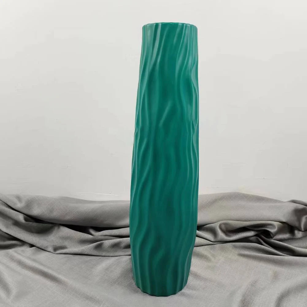 Textured Floor Standing Vase