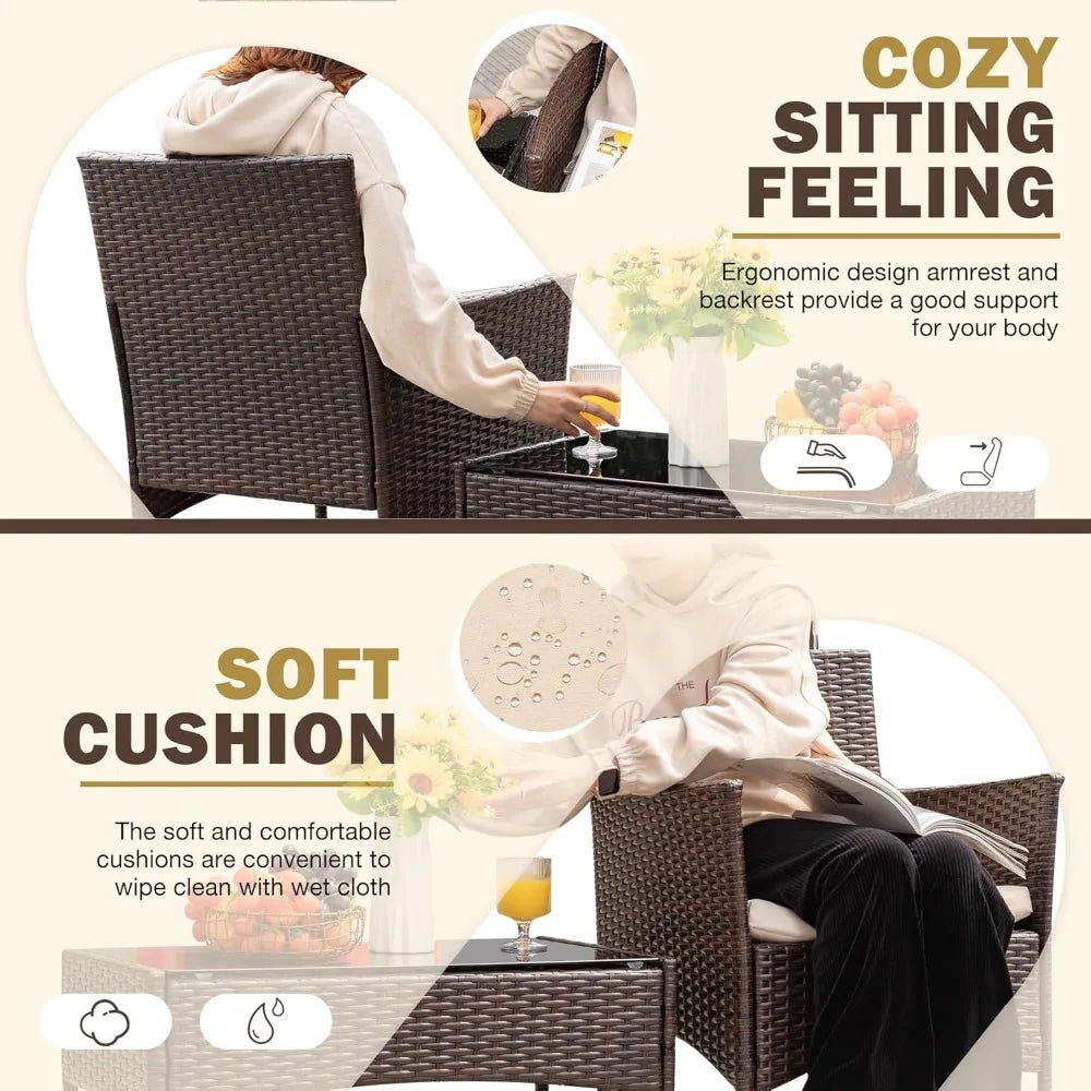 4 Pc Outdoor Patio Furniture