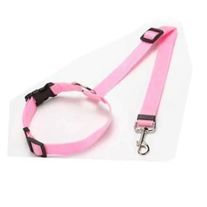 Color Two-in-one Pet Car Seat Belt