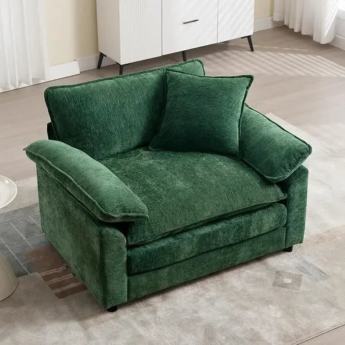Chenille Oversized Accent Chair