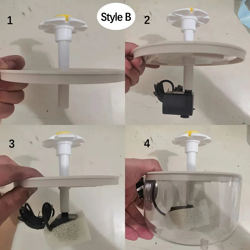 Filter Pet Drinking Dispenser