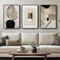 3 Pc Abstract Wall Art