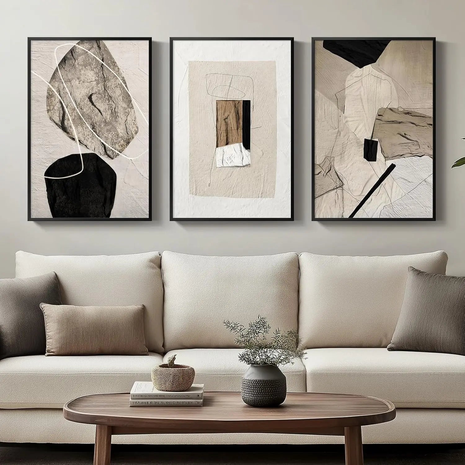 3 Pc Abstract Wall Art