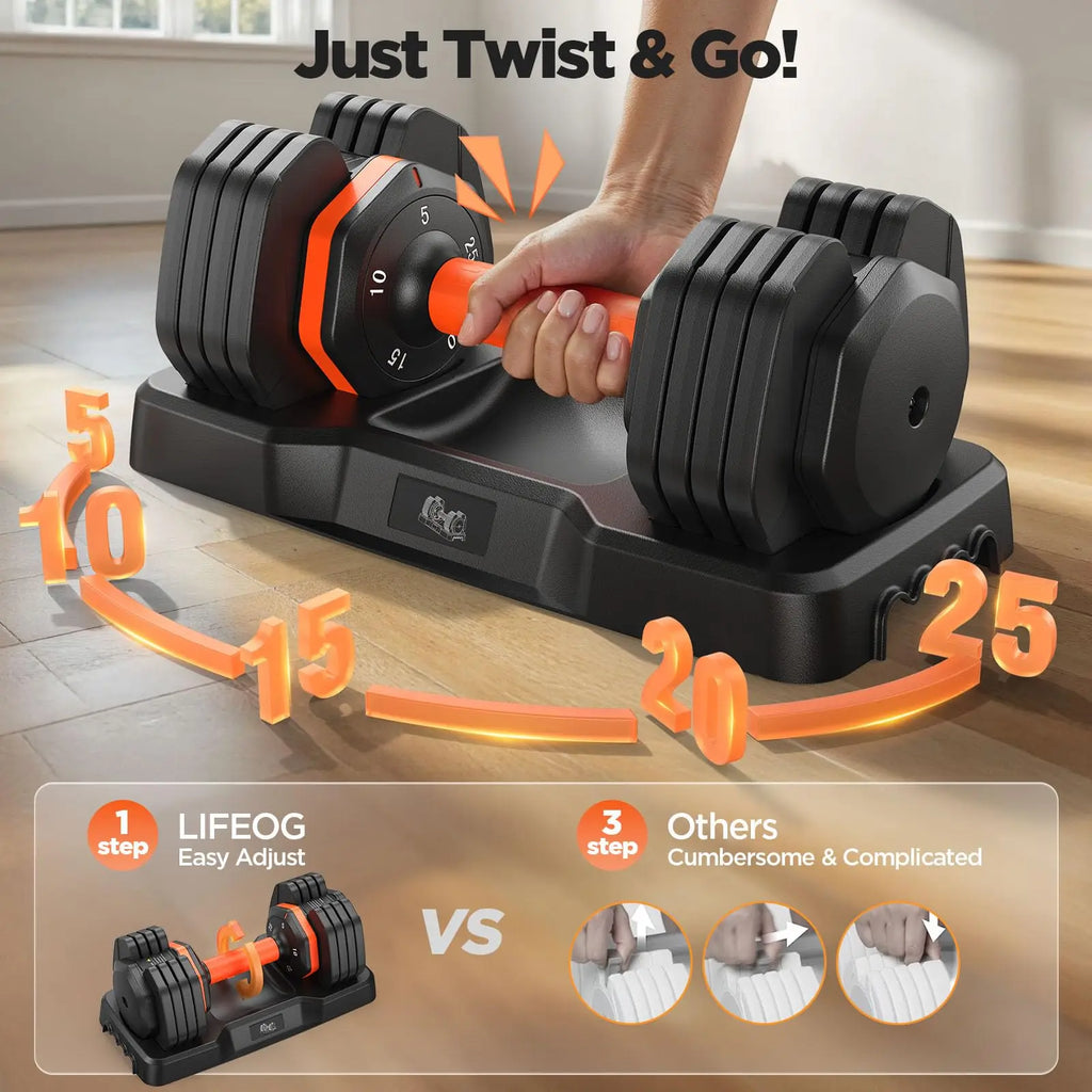 Adjustable Dumbbell Set