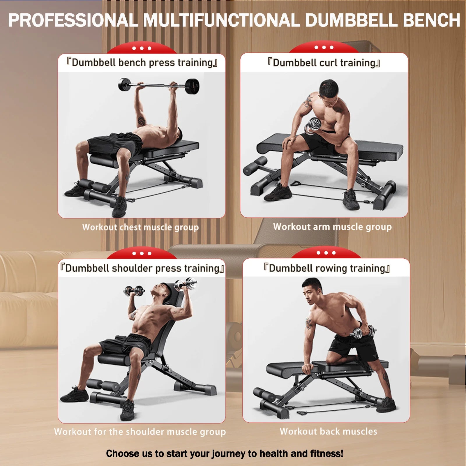 Strength Training Dumbbell Bench