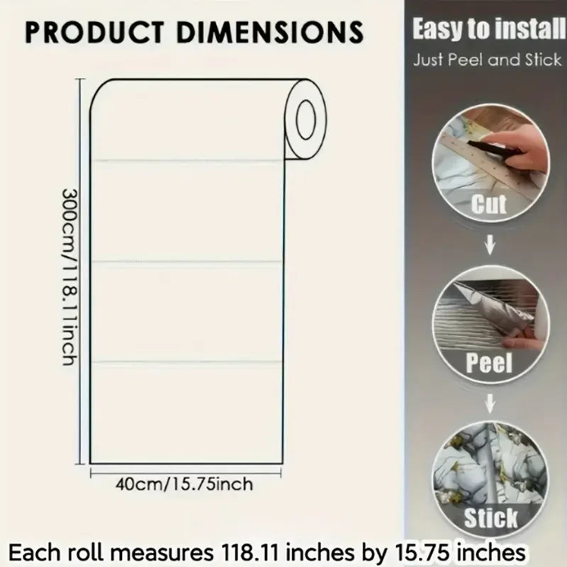 Marble stickers self-adhesive