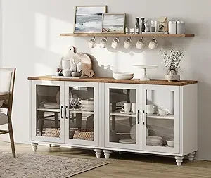 Buffet Cabinet w/Glass Doors