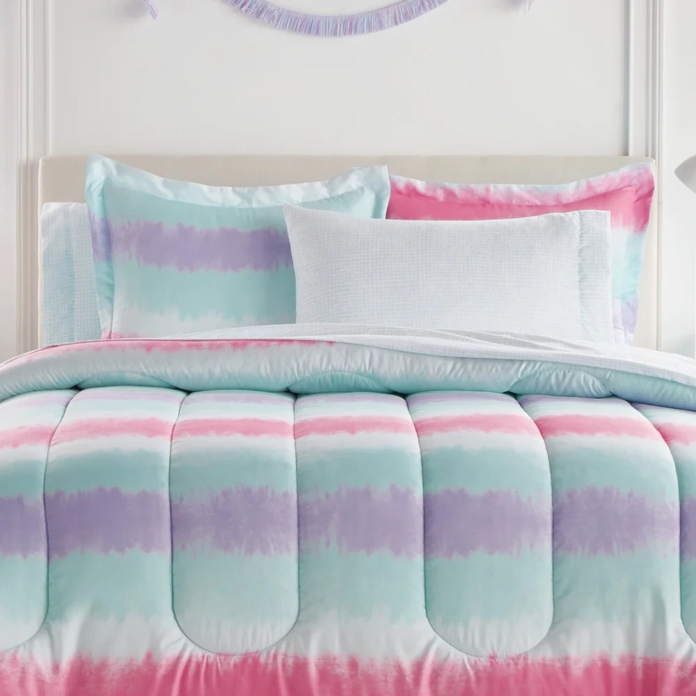 Tie Dye Stripe 5 Pc Comforter Set