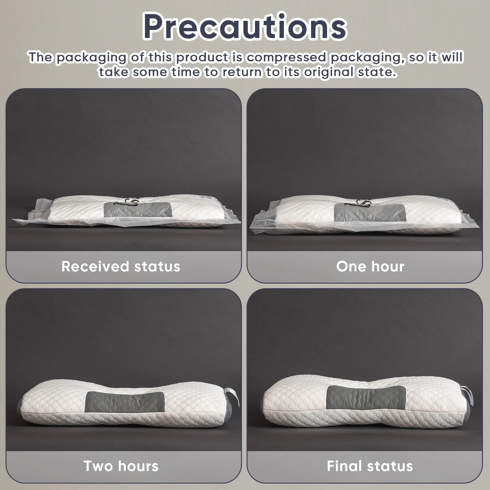 2pcs Massage Neck Pillows