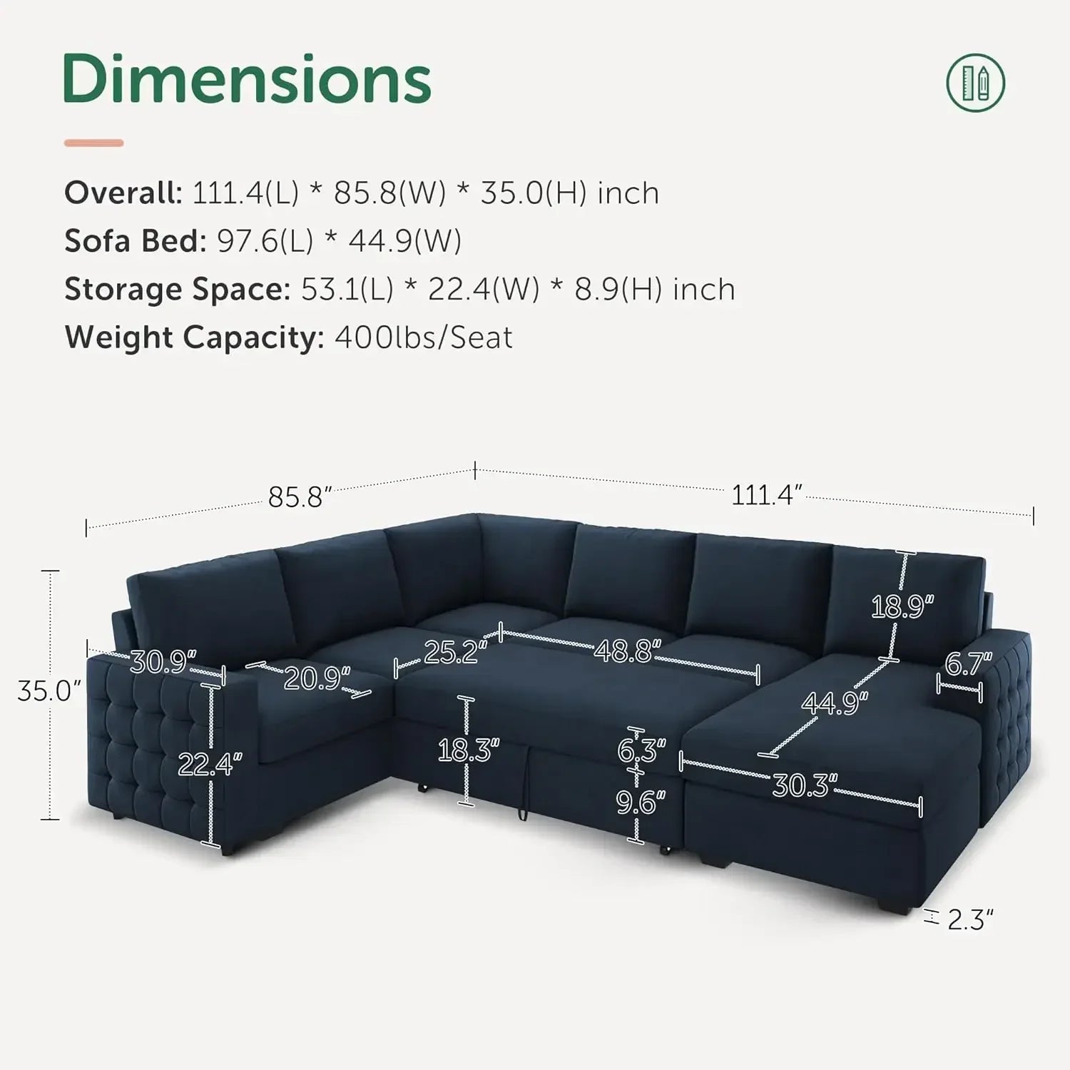 Sectional Sleeper Sofa