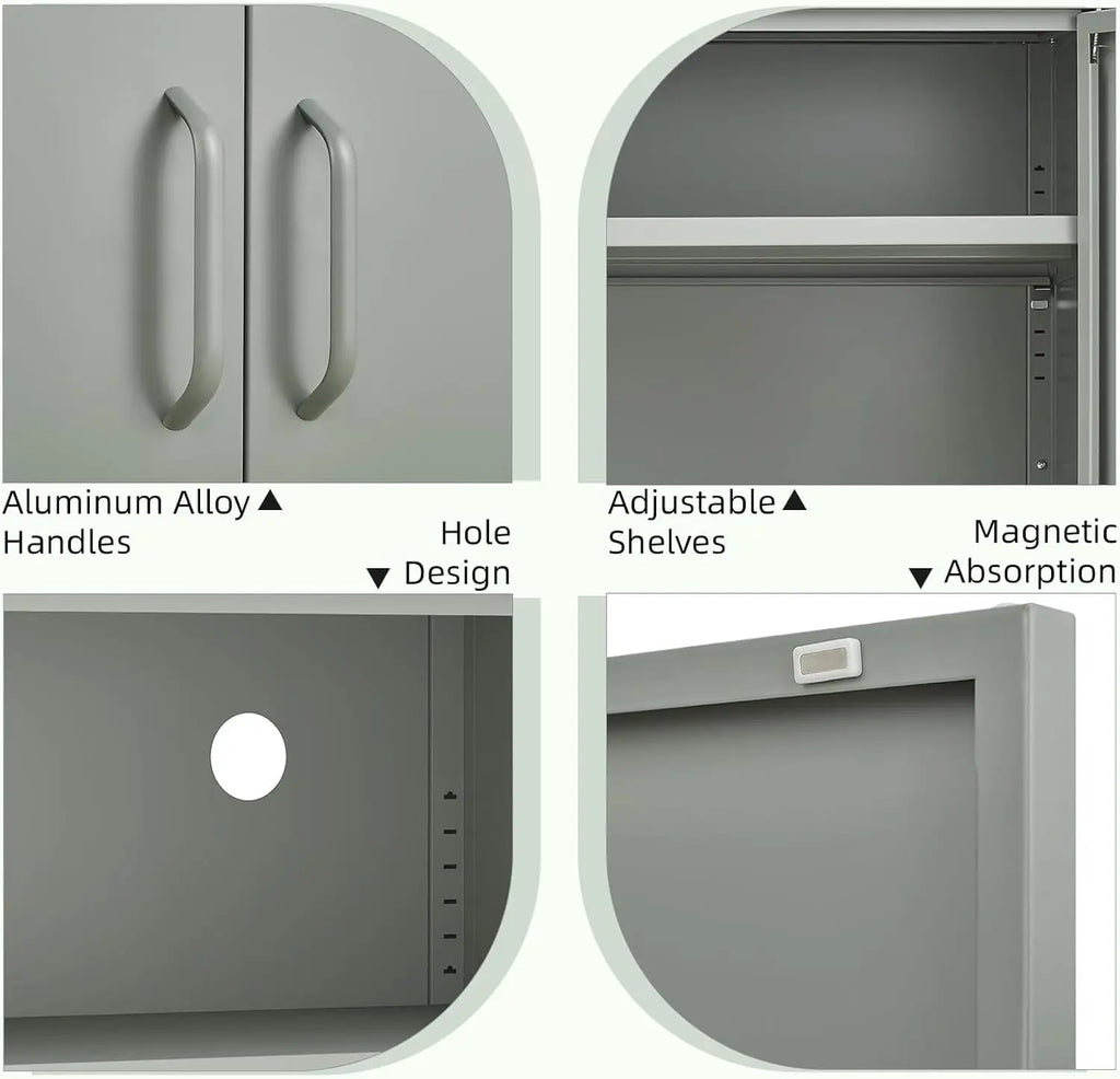 Green Metal Storage Cabinet