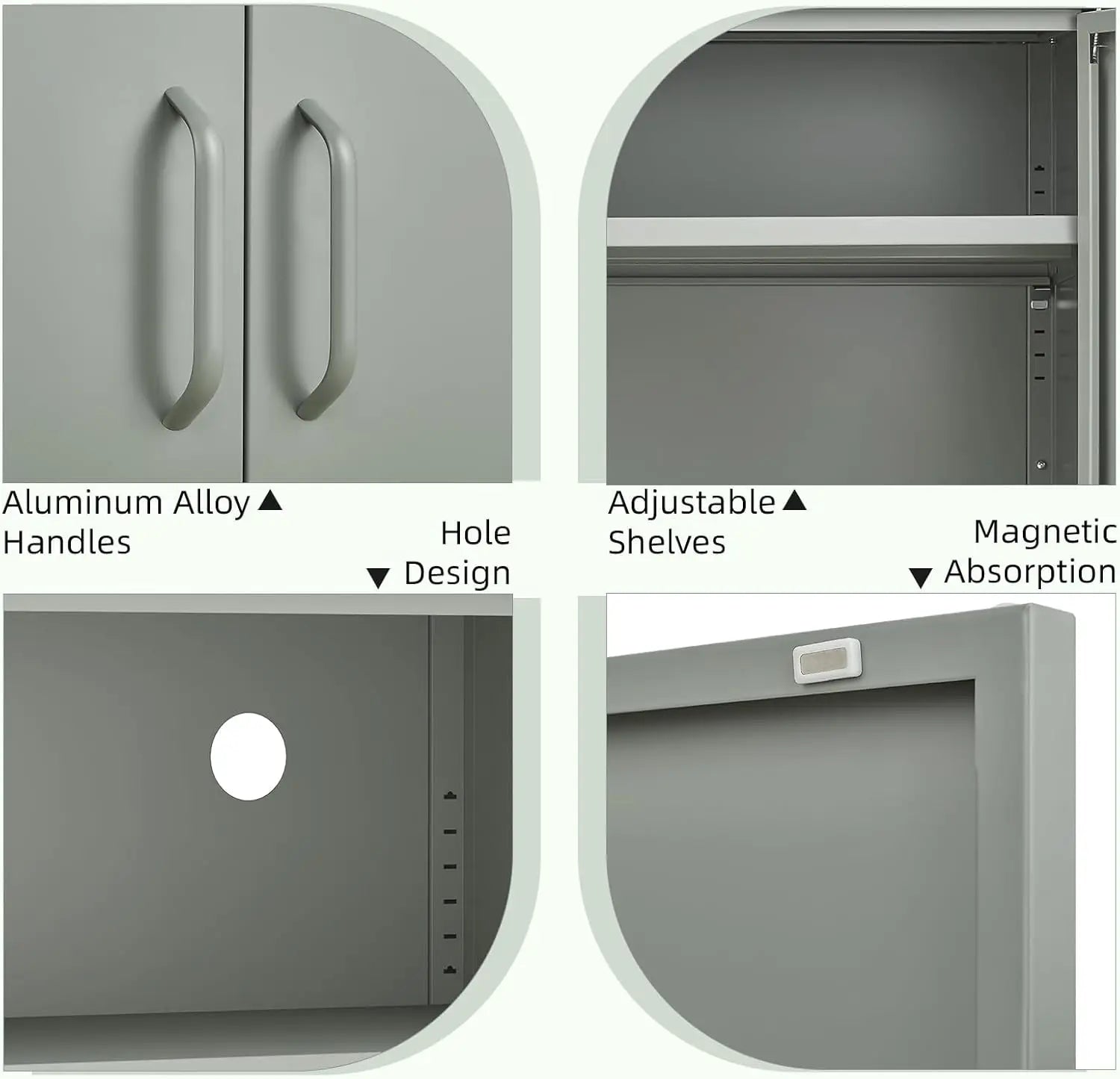 Green Metal Storage Cabinet