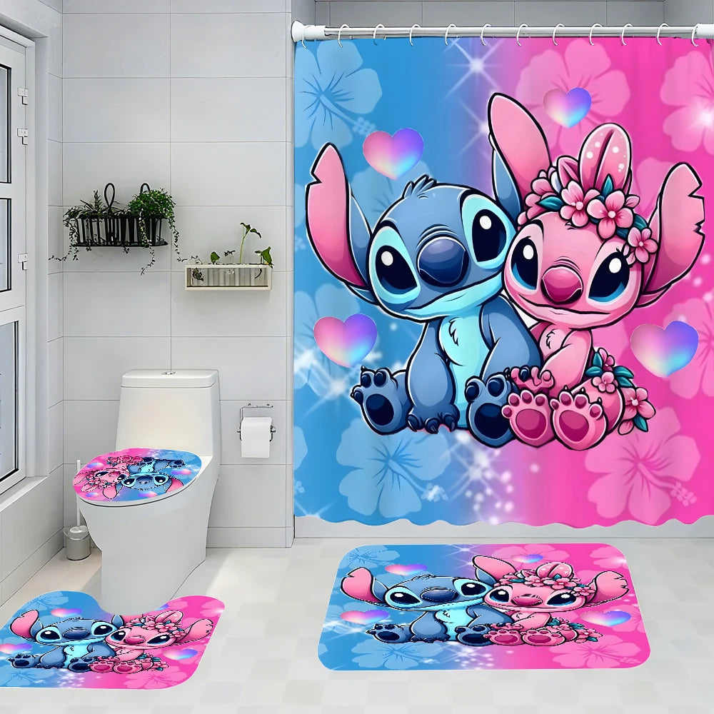Disney Stitch Bathroom 4-pc Set