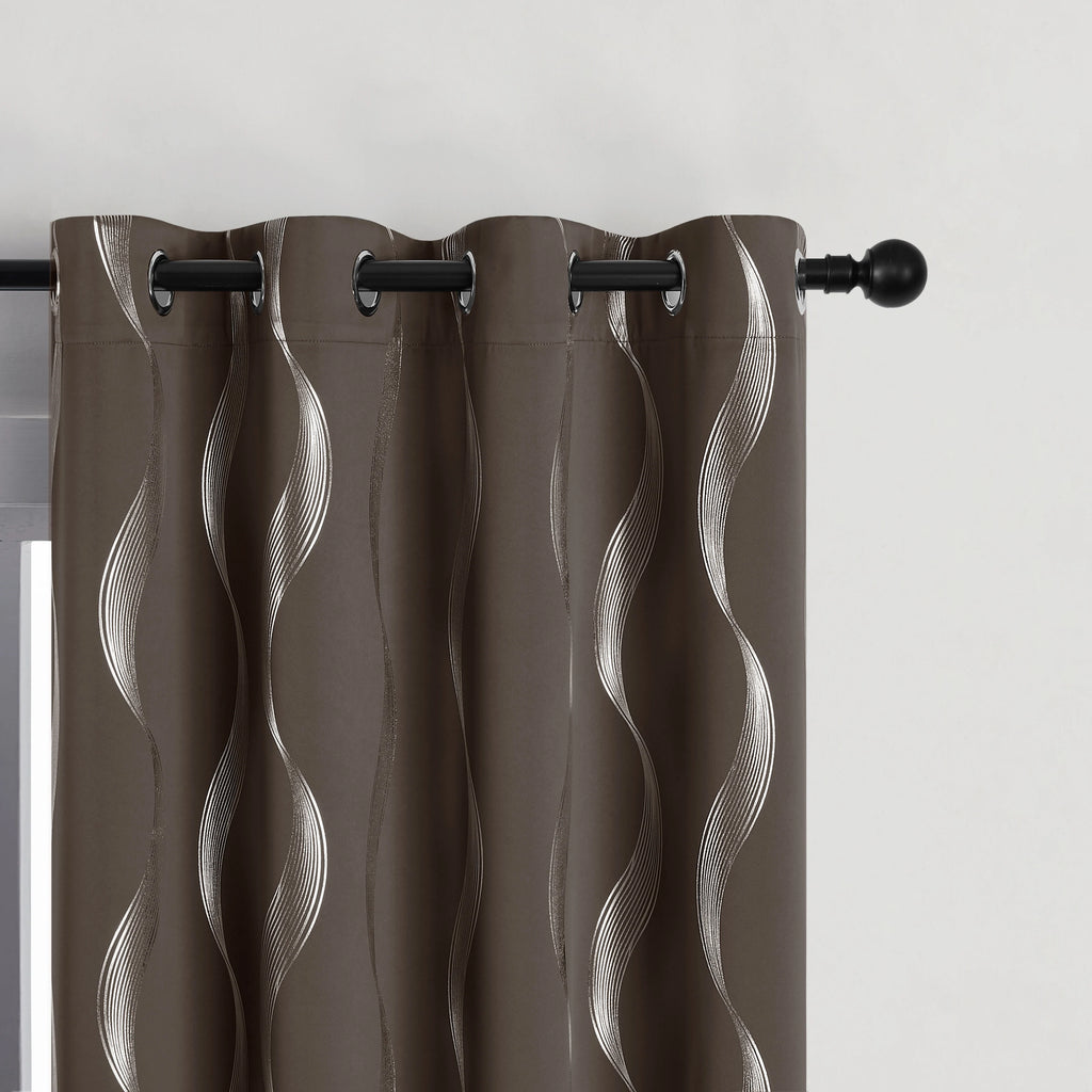 4PCS Blackout Insulated Curtains