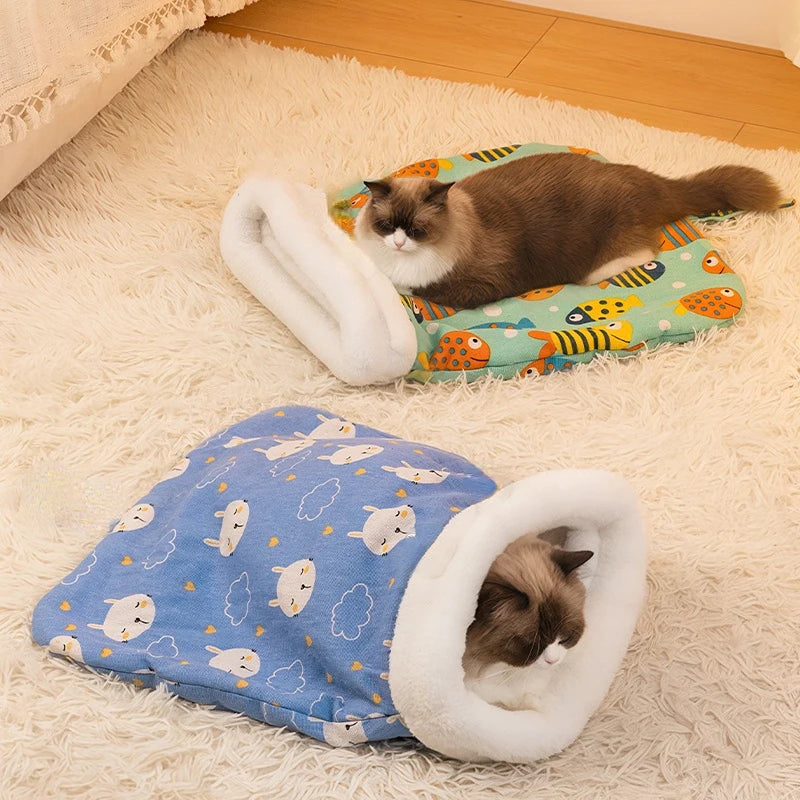 Soft and Fluffy Cat Sleeping Bag