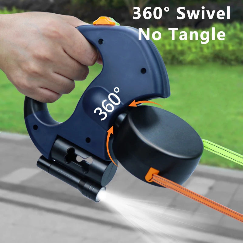 Retractable Double-Ended Dog Leash