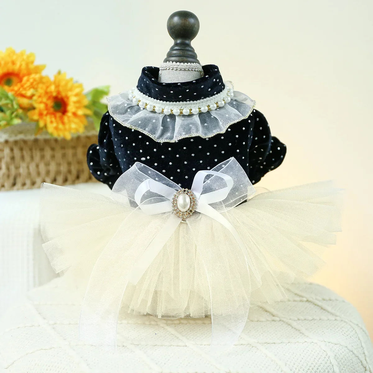 Dog Princess Dress w/Pulling Cord