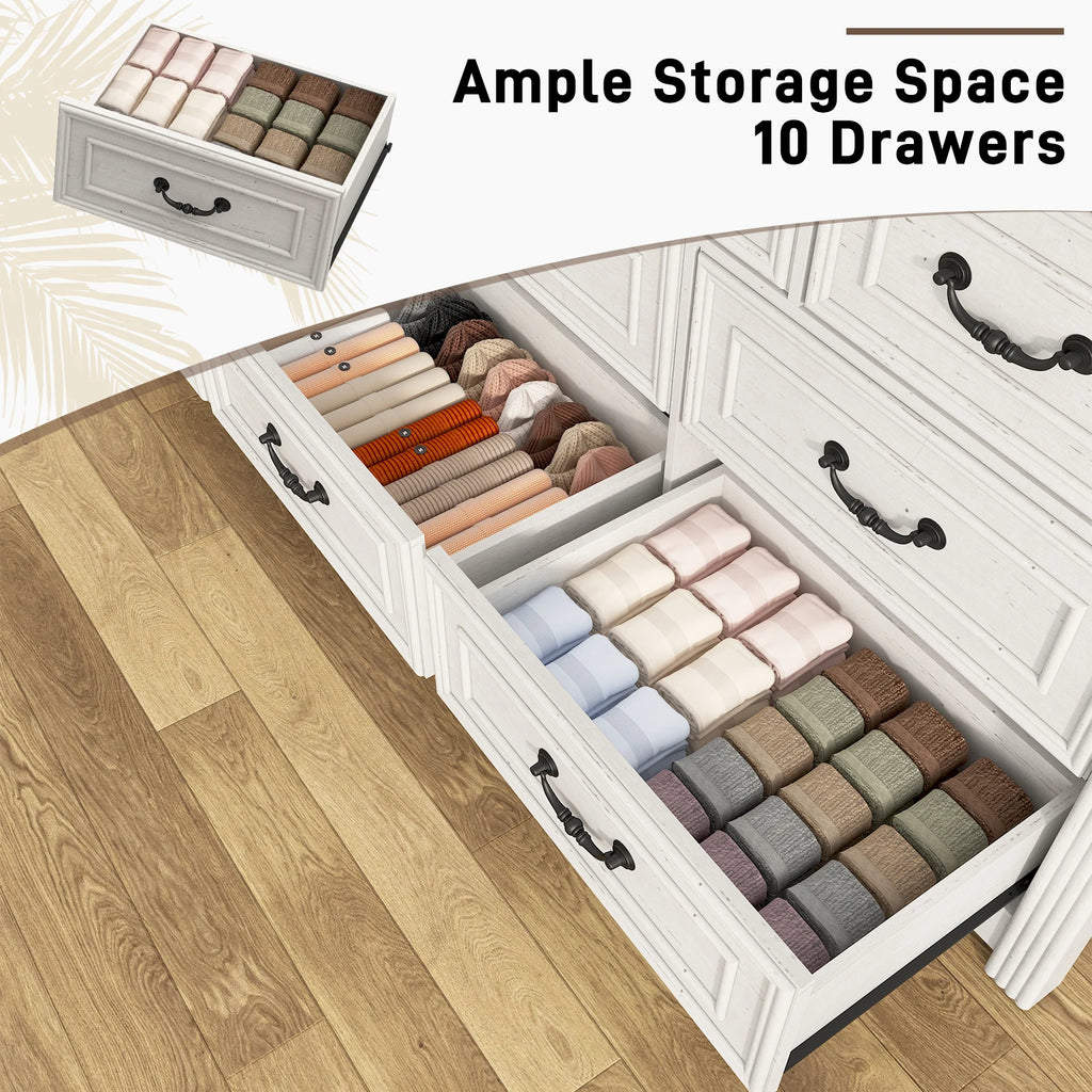 Wood Chest of Drawer