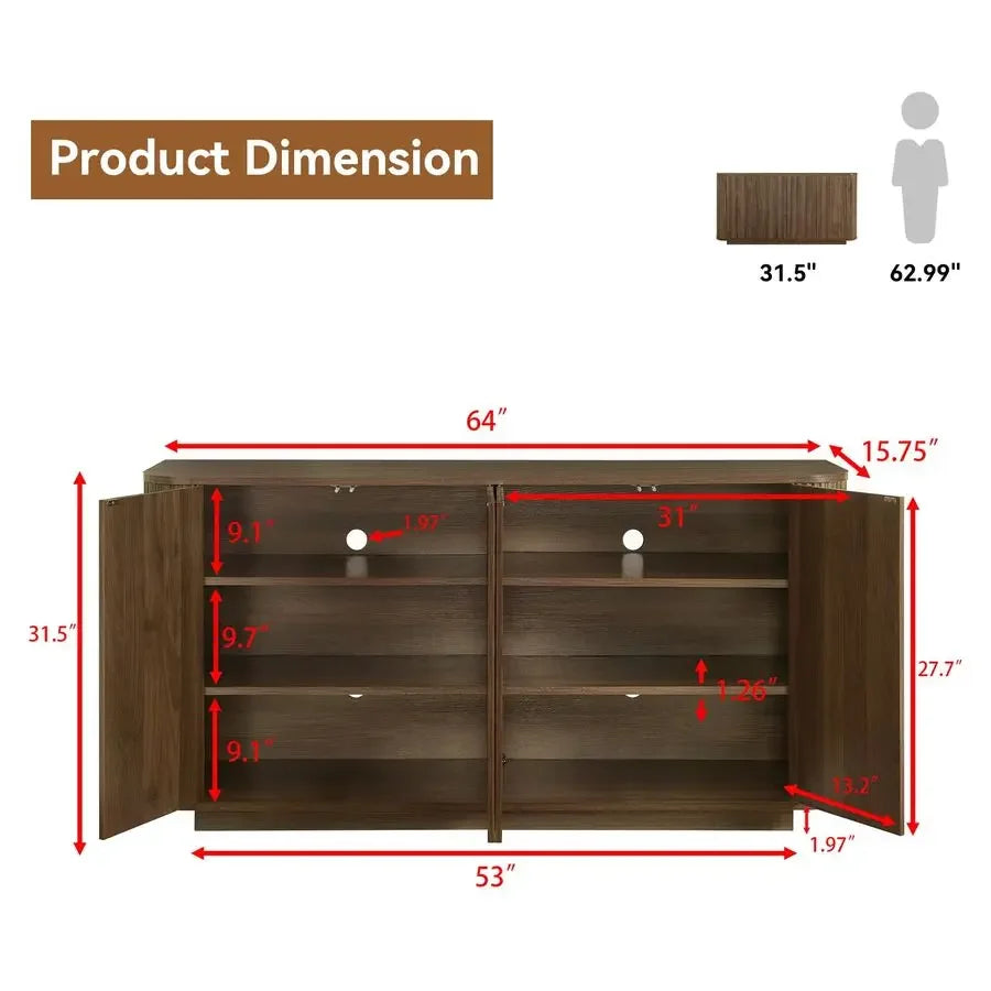 Sideboard Buffet Cabinet w/Storage