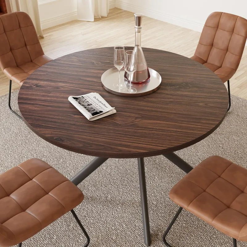 Kitchen Dark Walnut Table for 4