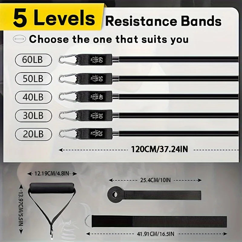 Exercise Bands W/Door Anchor