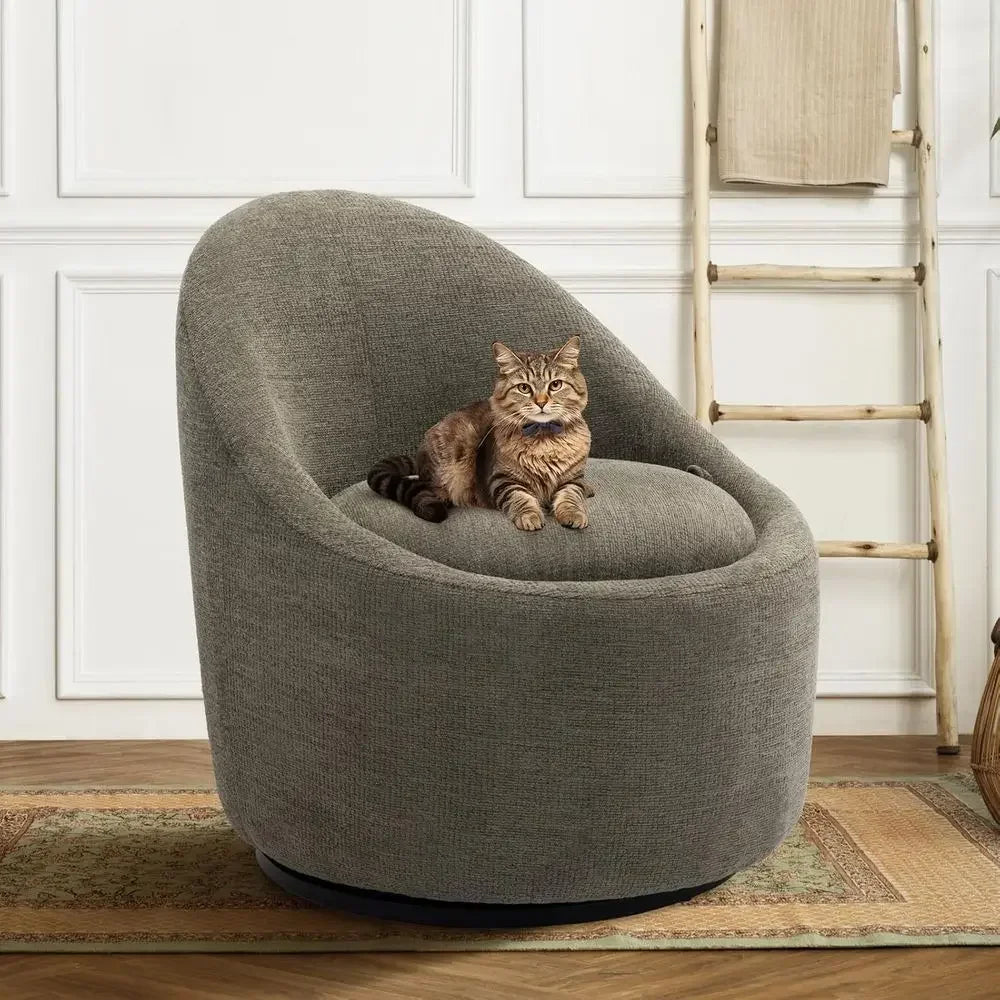 Green  Swivel Chair